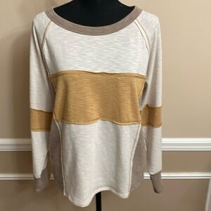 Macaron Color Block Top Small NWOT